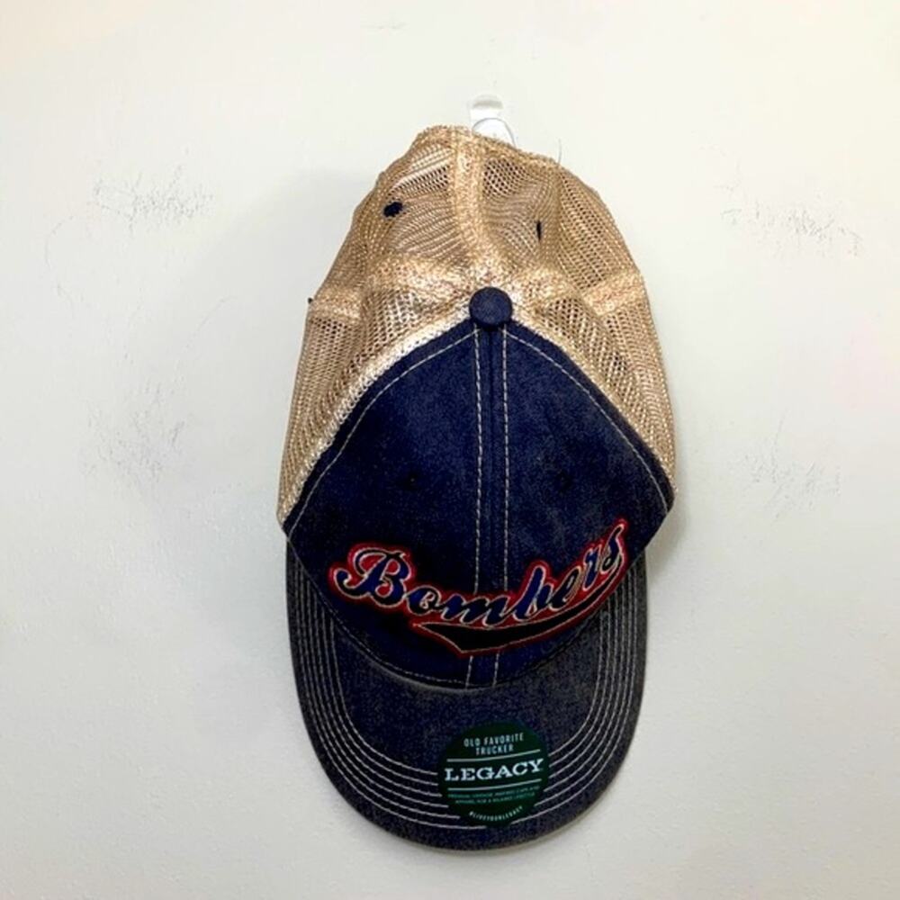 Legacy Bombers Old Favorite Trucker Navy/Tan Baseball Hat